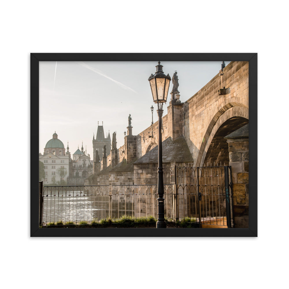 Sunrise at Charles Bridge (Luster)