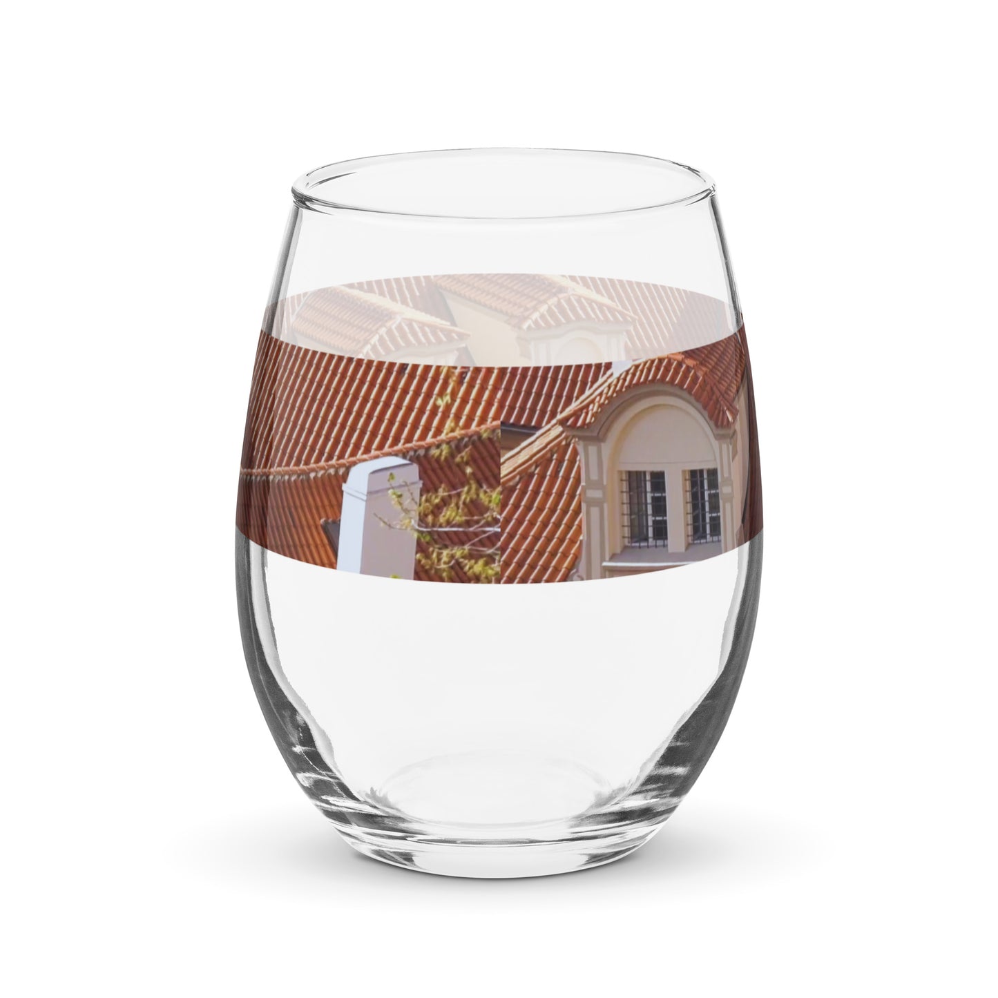 Stemless wine glass