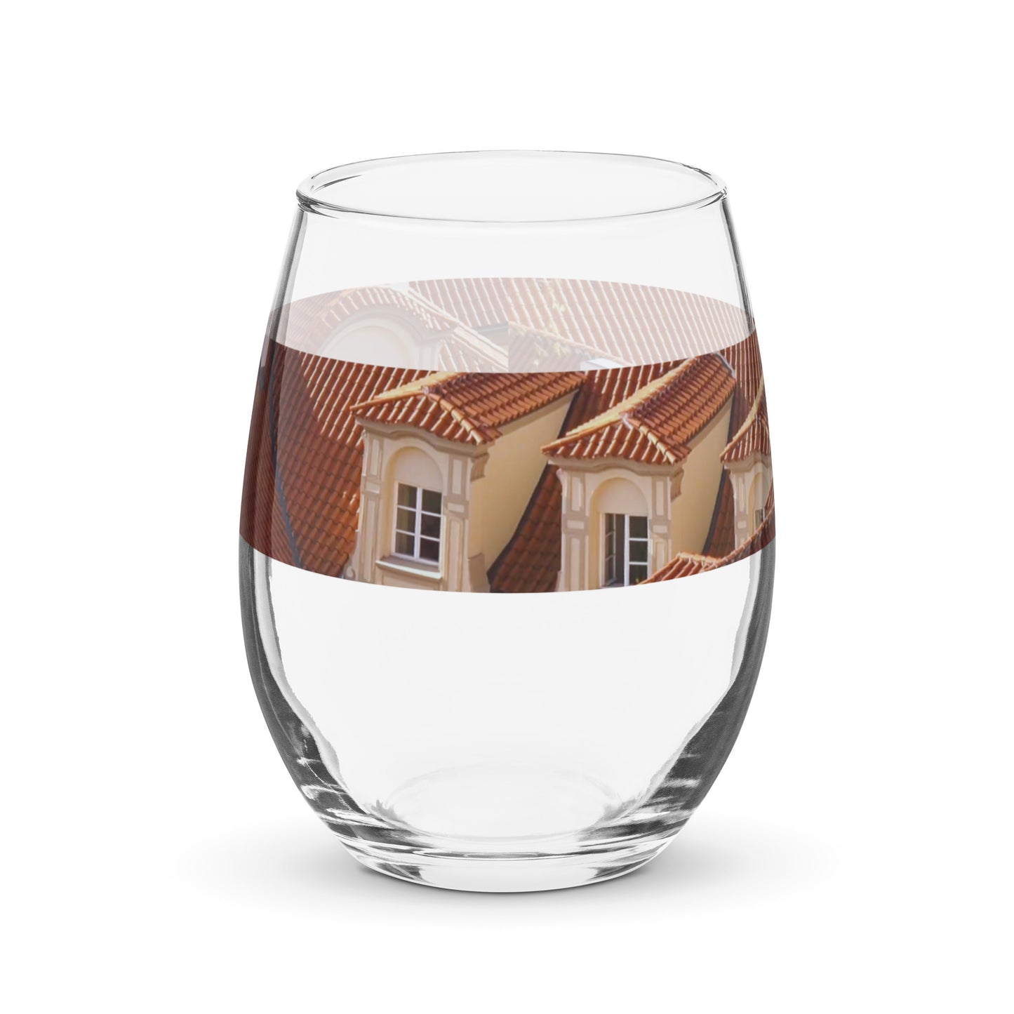 Stemless wine glass