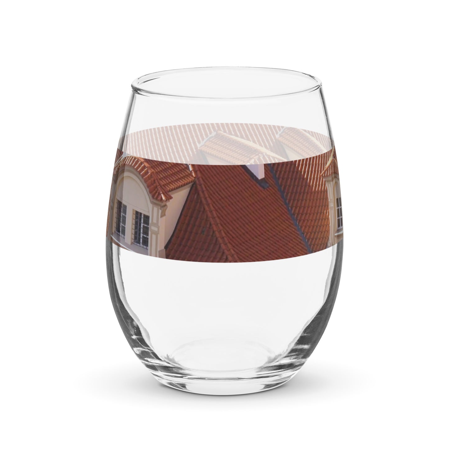 Stemless wine glass