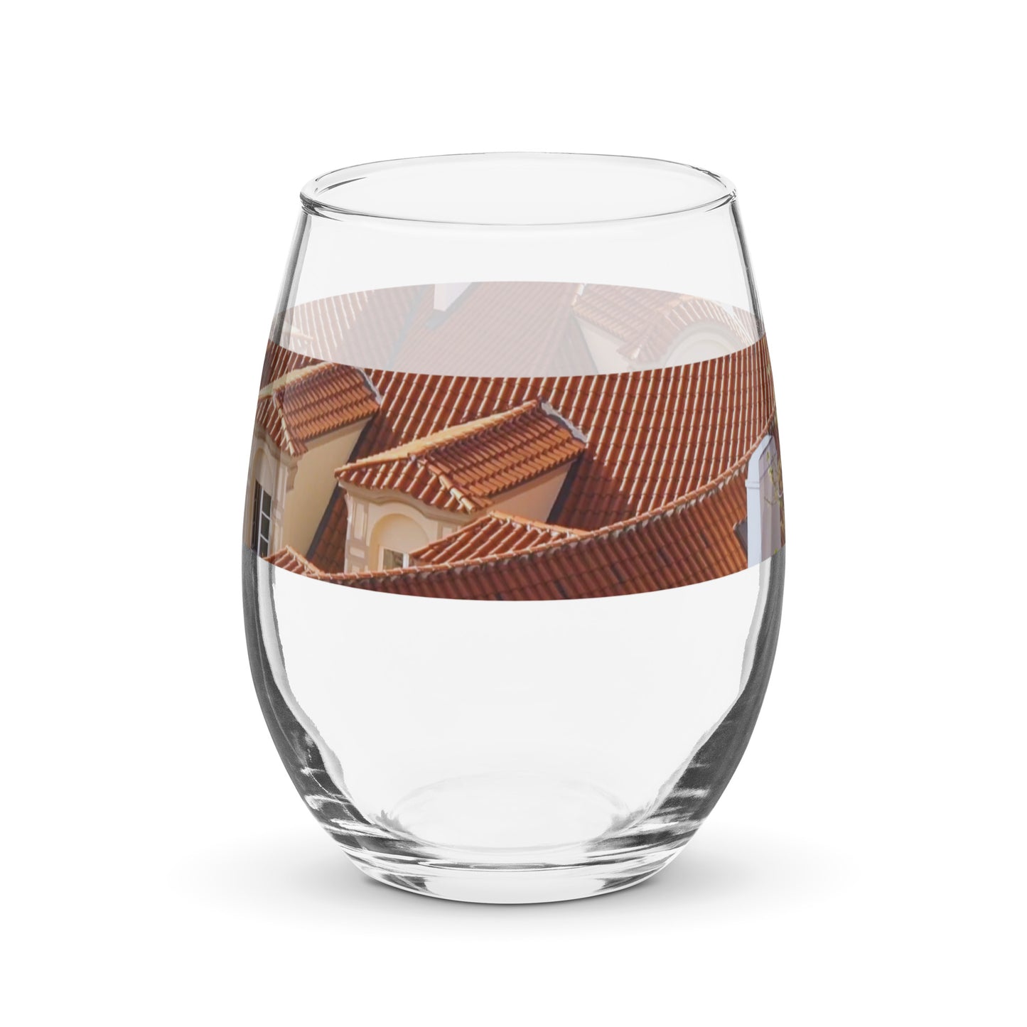 Stemless wine glass
