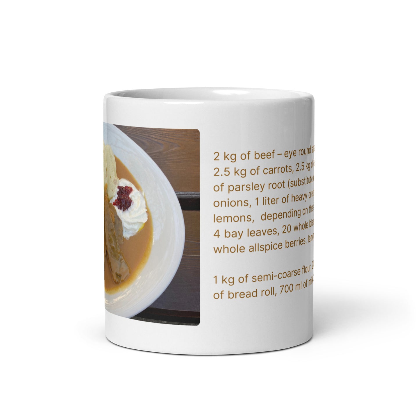Beef Sirloin With Cream Sauce Mug (Zdeněk Turšner)