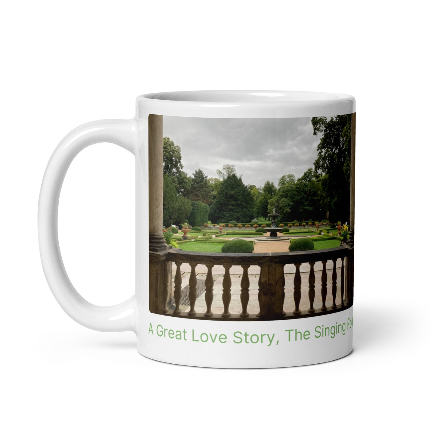 A Great Love Story, The Singing Fountain, and Queen Anne’s Summer Palace Mug