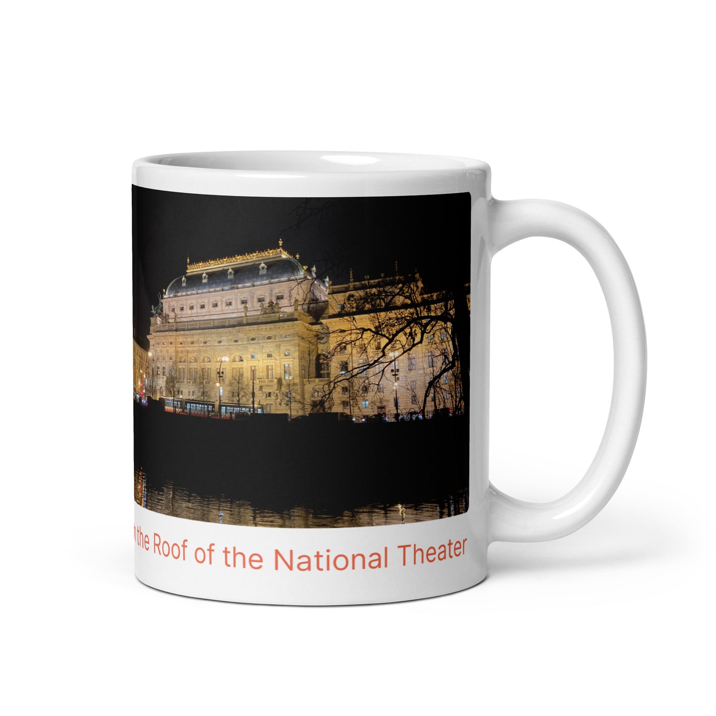 139 Steps to the Trigas on the Roof of the National Theater Mug