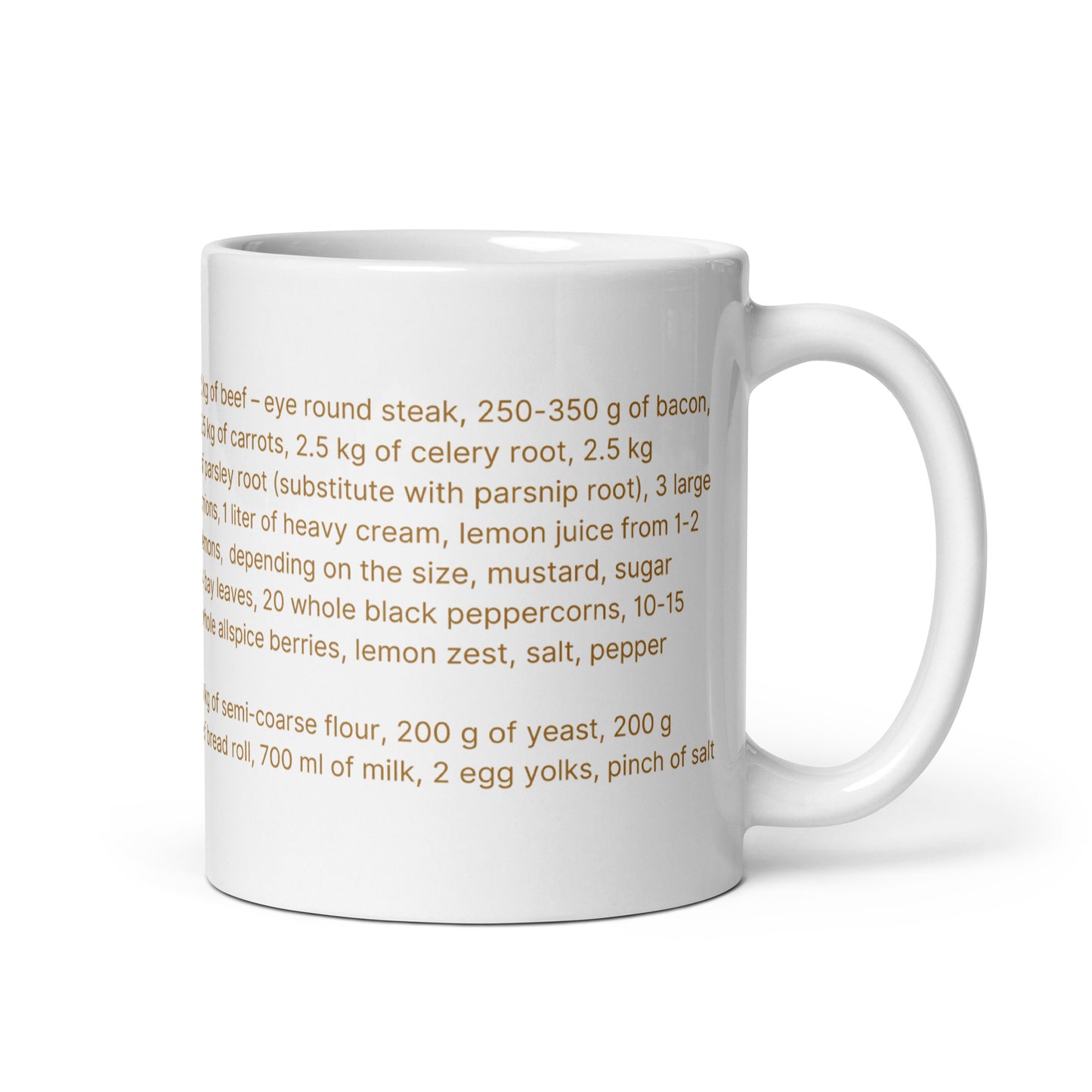 Beef Sirloin With Cream Sauce Mug (Zdeněk Turšner)