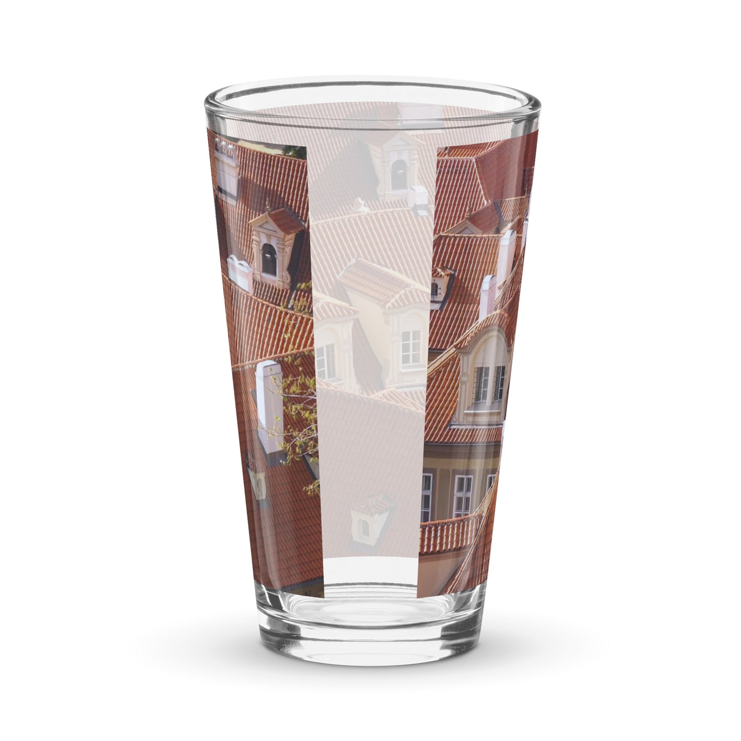 Red Rooftops Glass