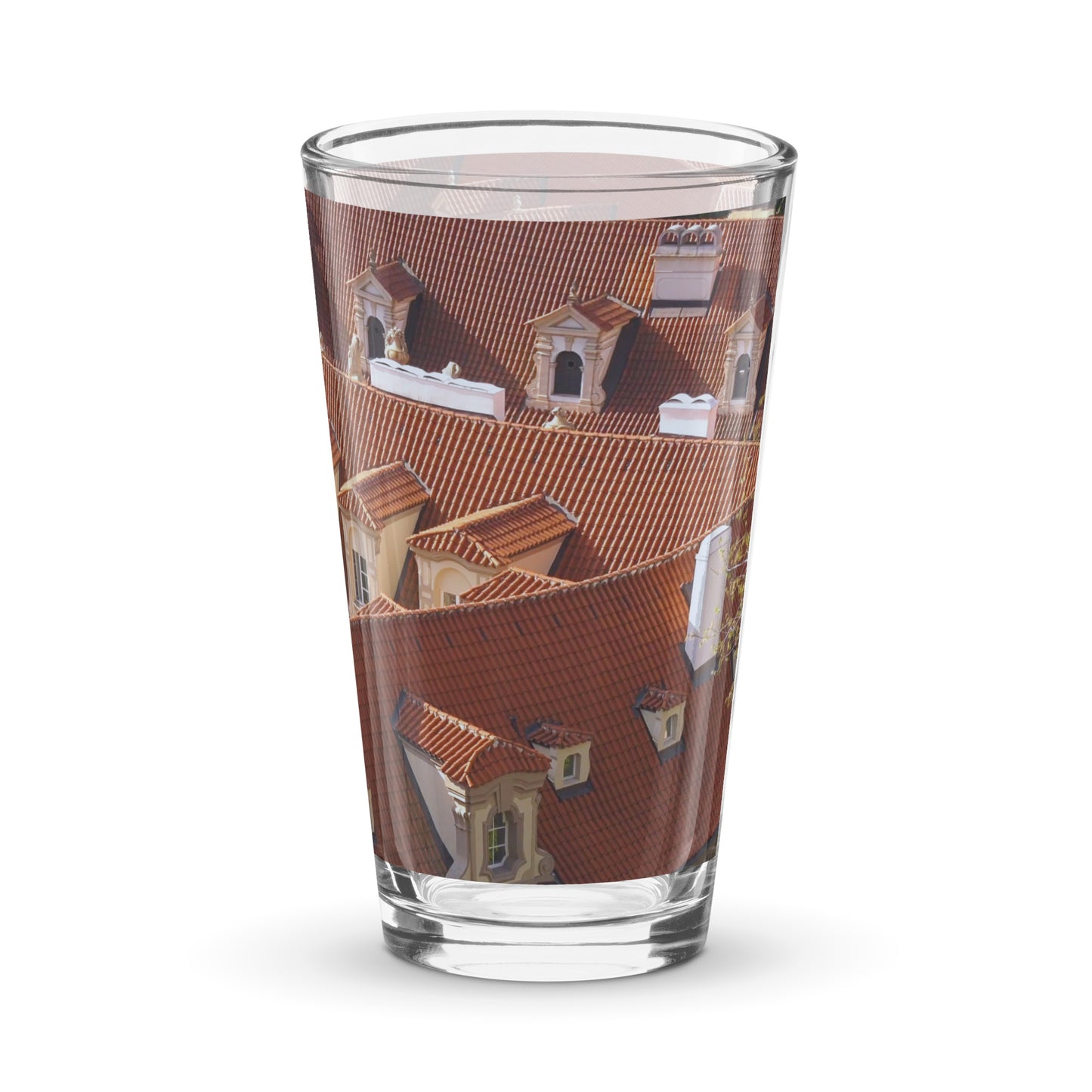 Red Rooftops Glass