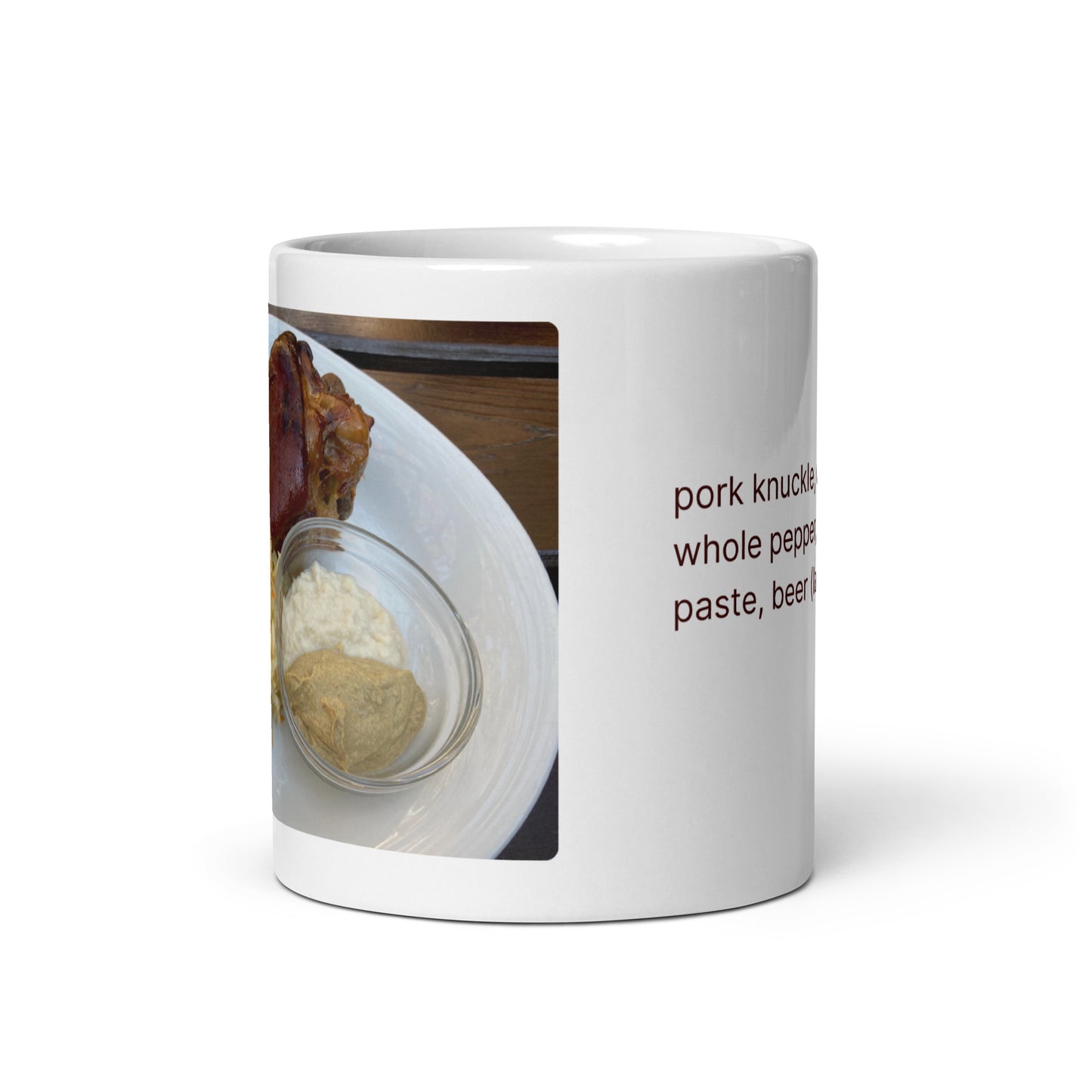 Roast Pork Knuckle With Vegetable Garnish Mug (Zdeněk Turšner)