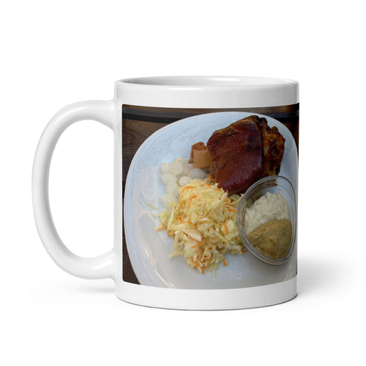 Roast Pork Knuckle With Vegetable Garnish Mug (Zdeněk Turšner)